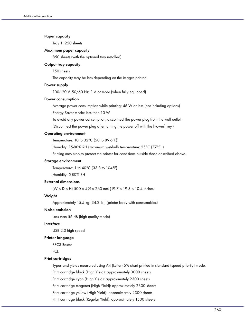 Lanier GX5050 User Manual | Page 263 / 279