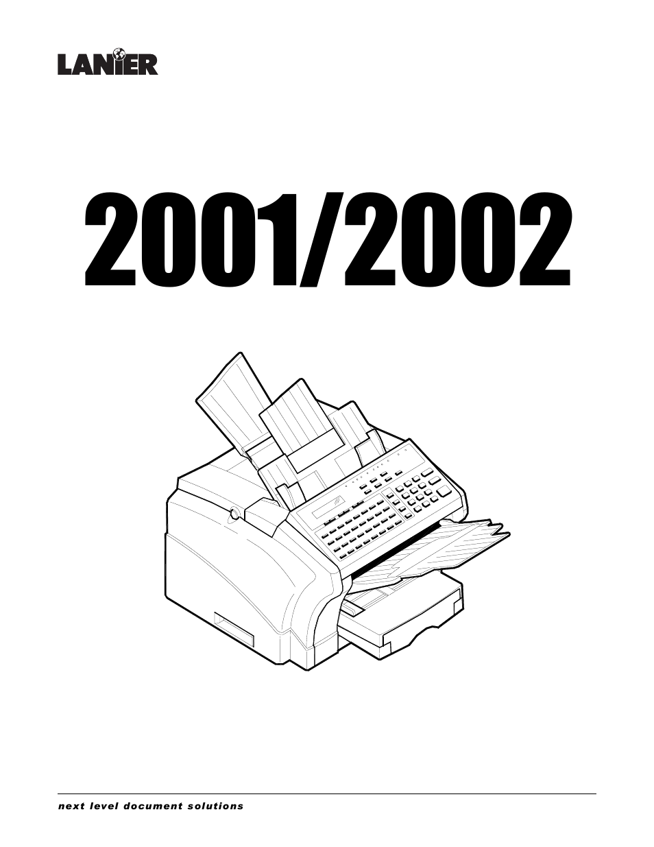 Lanier 2001 User Manual | 210 pages