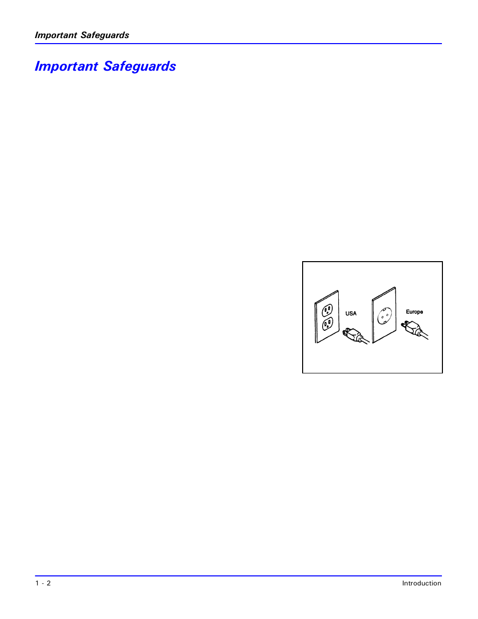 Important safeguards, Important safeguards -2 | Lanier 2001 User Manual | Page 12 / 210