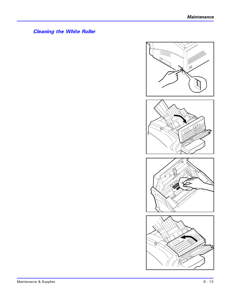 Cleaning the white roller, Cleaning the white roller -13 | Lanier 2001 User Manual | Page 149 / 210