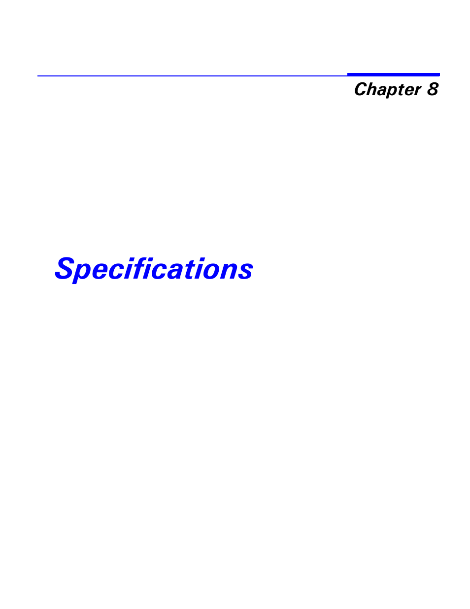 Specifications, Chapter 8 - specifications | Lanier 2001 User Manual | Page 159 / 210