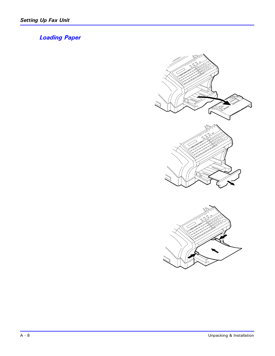 Loading paper | Lanier 2001 User Manual | Page 178 / 210