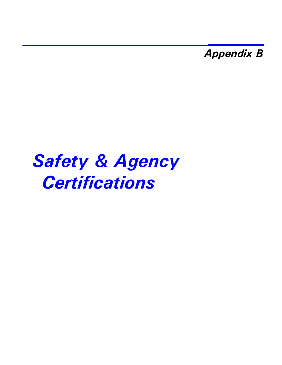 Safety & agency certifications, Appendix b - safety & agency certifications | Lanier 2001 User Manual | Page 187 / 210