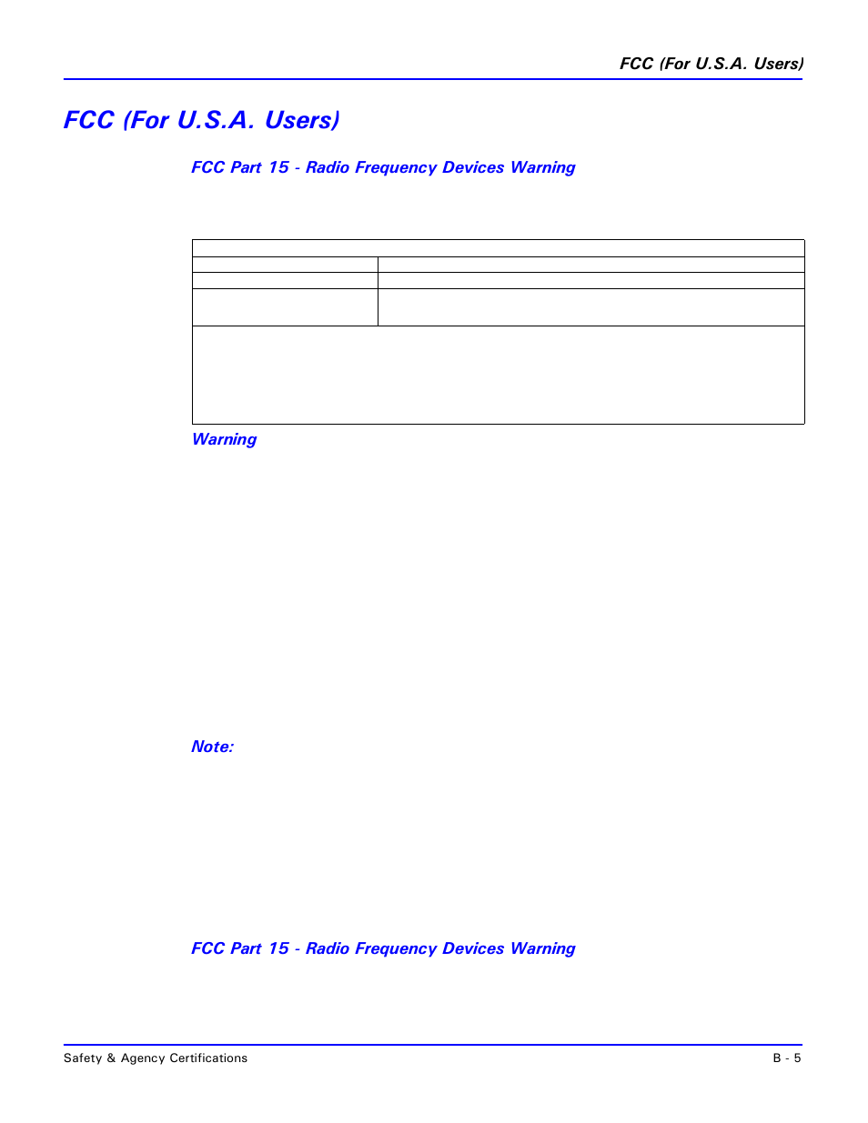 Fcc (for u.s.a. users) | Lanier 2001 User Manual | Page 193 / 210