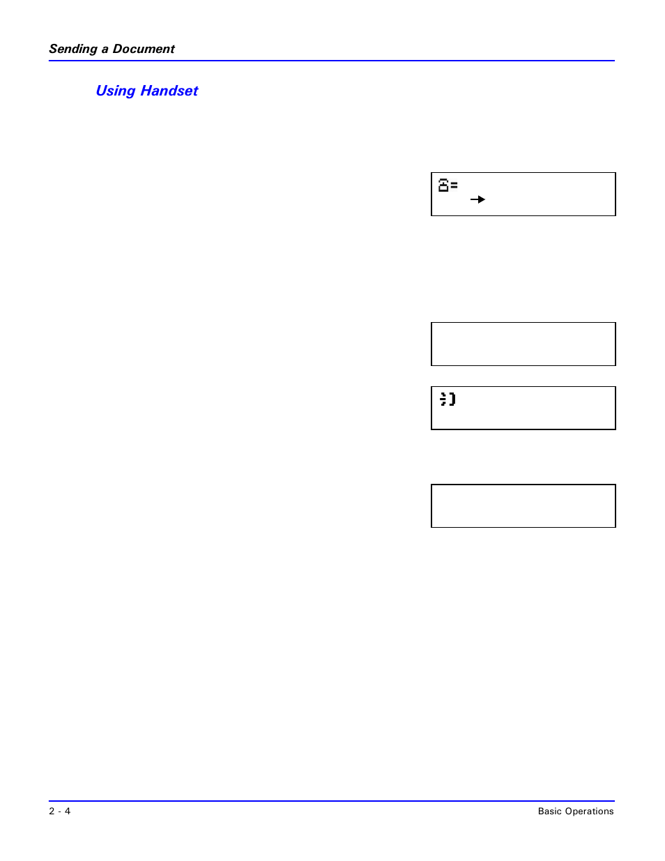 Using handset | Lanier 2001 User Manual | Page 28 / 210