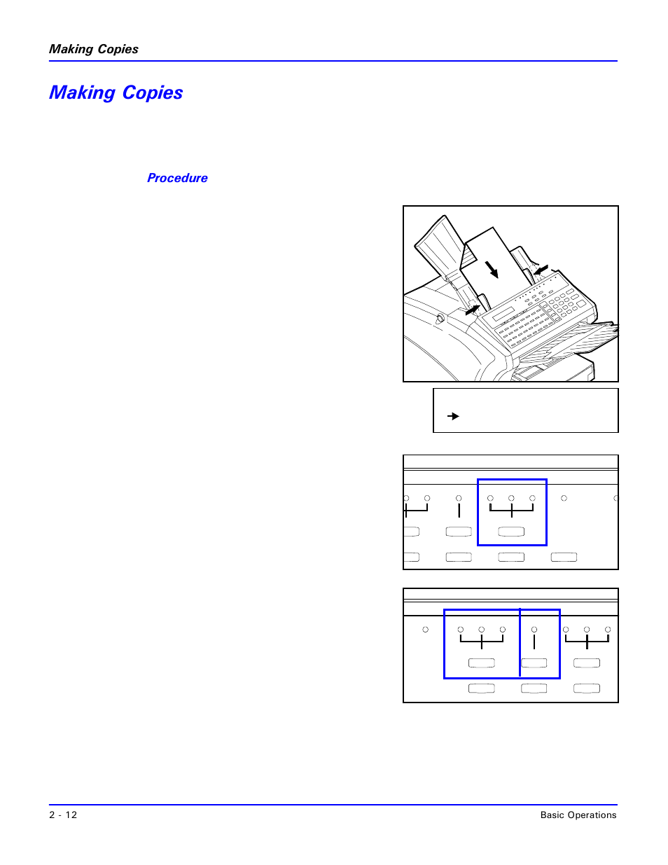 Making copies, Making copies -12 | Lanier 2001 User Manual | Page 36 / 210