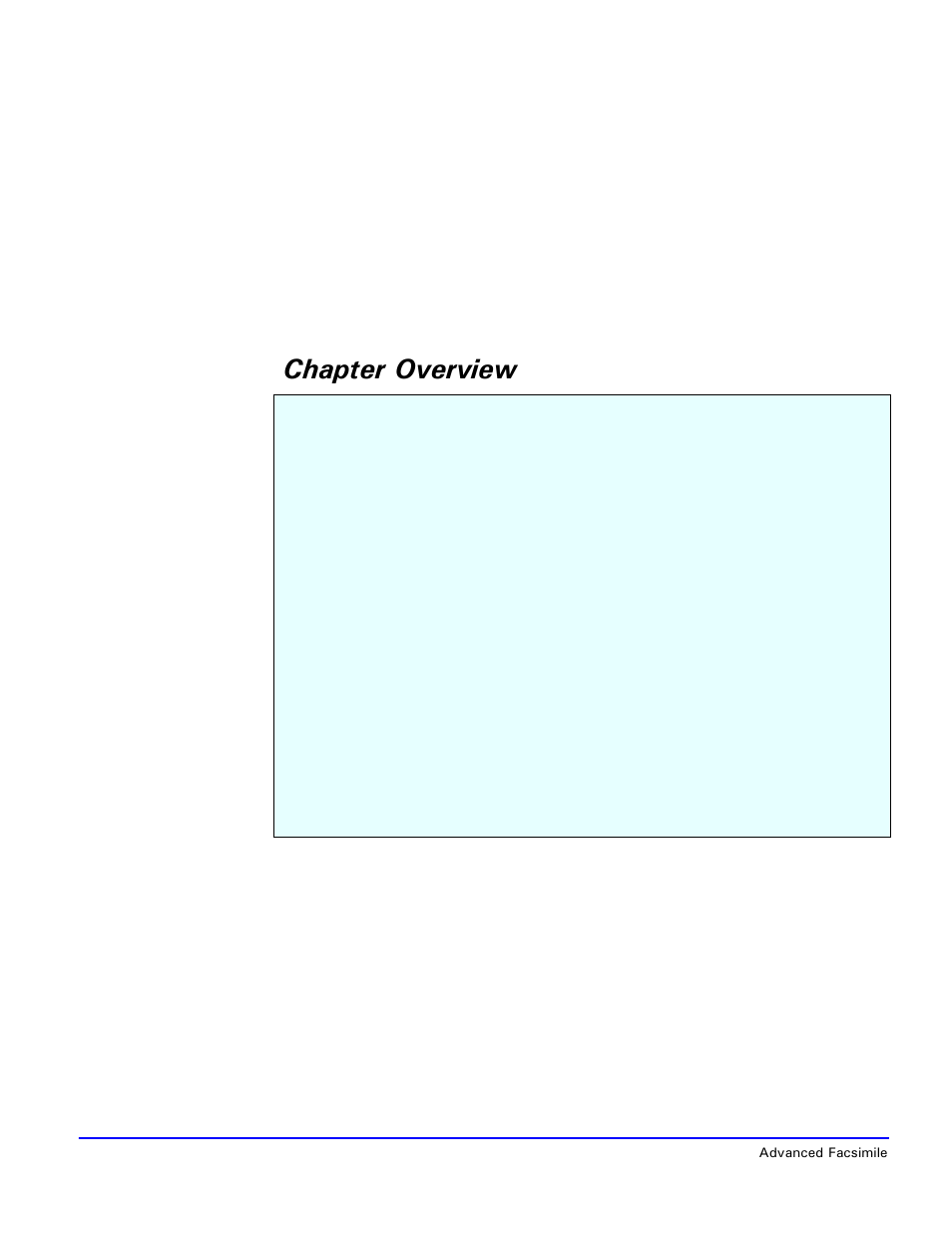 Chapter overview | Lanier 2001 User Manual | Page 40 / 210