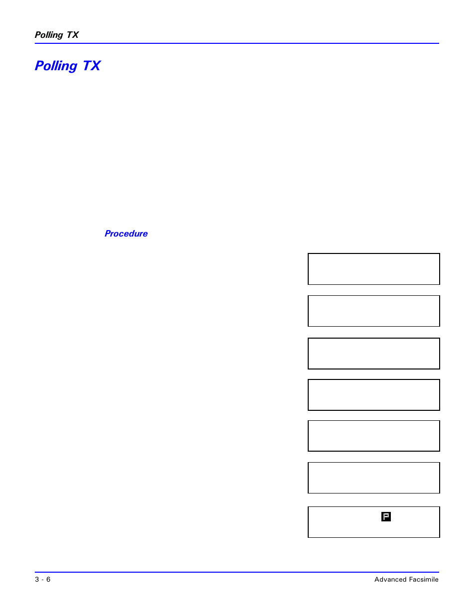 Polling tx, Polling tx -6 | Lanier 2001 User Manual | Page 46 / 210