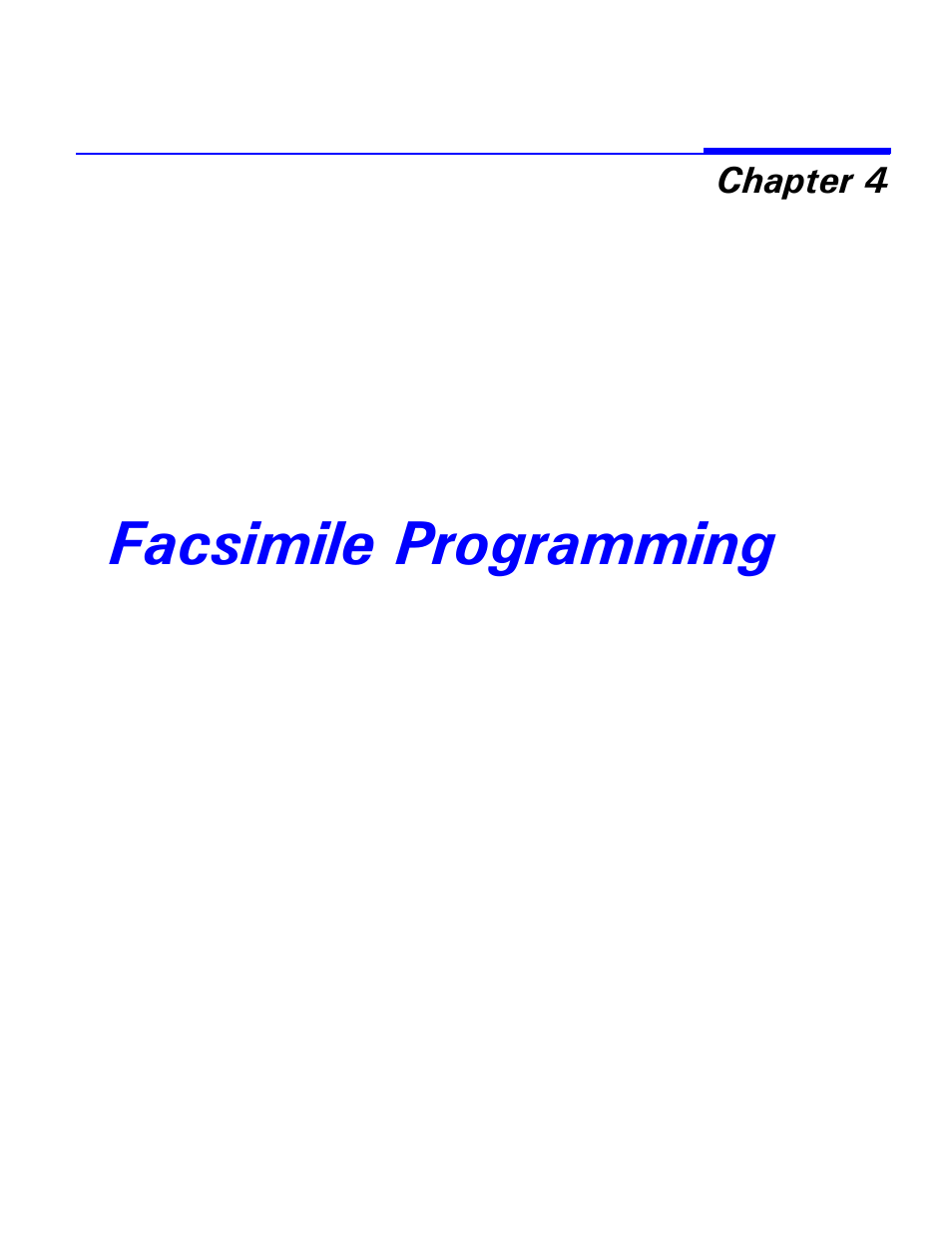 Facsimile programming, Chapter 4 - facsimile programming | Lanier 2001 User Manual | Page 59 / 210