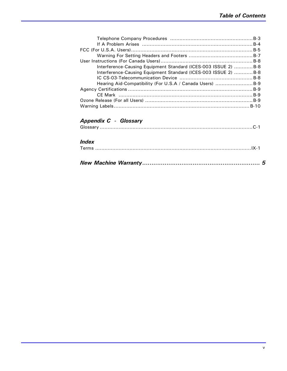 Lanier 2001 User Manual | Page 7 / 210