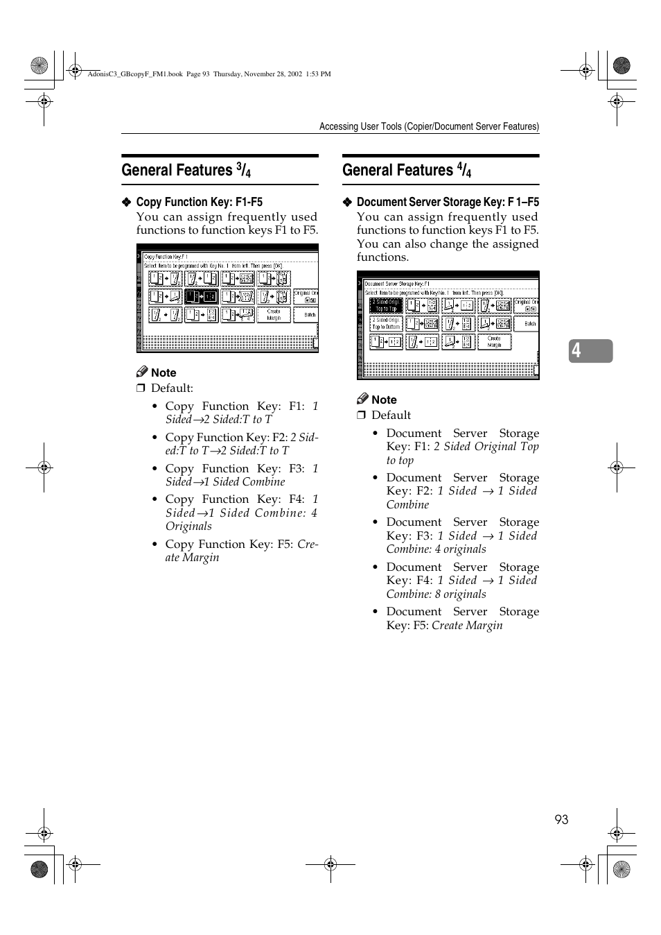 General features | Lanier LD 035 User Manual | Page 108 / 135
