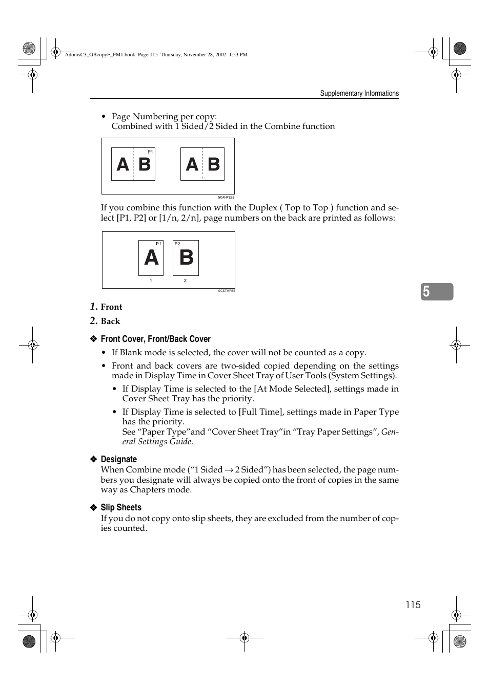 Lanier LD 035 User Manual | Page 130 / 135