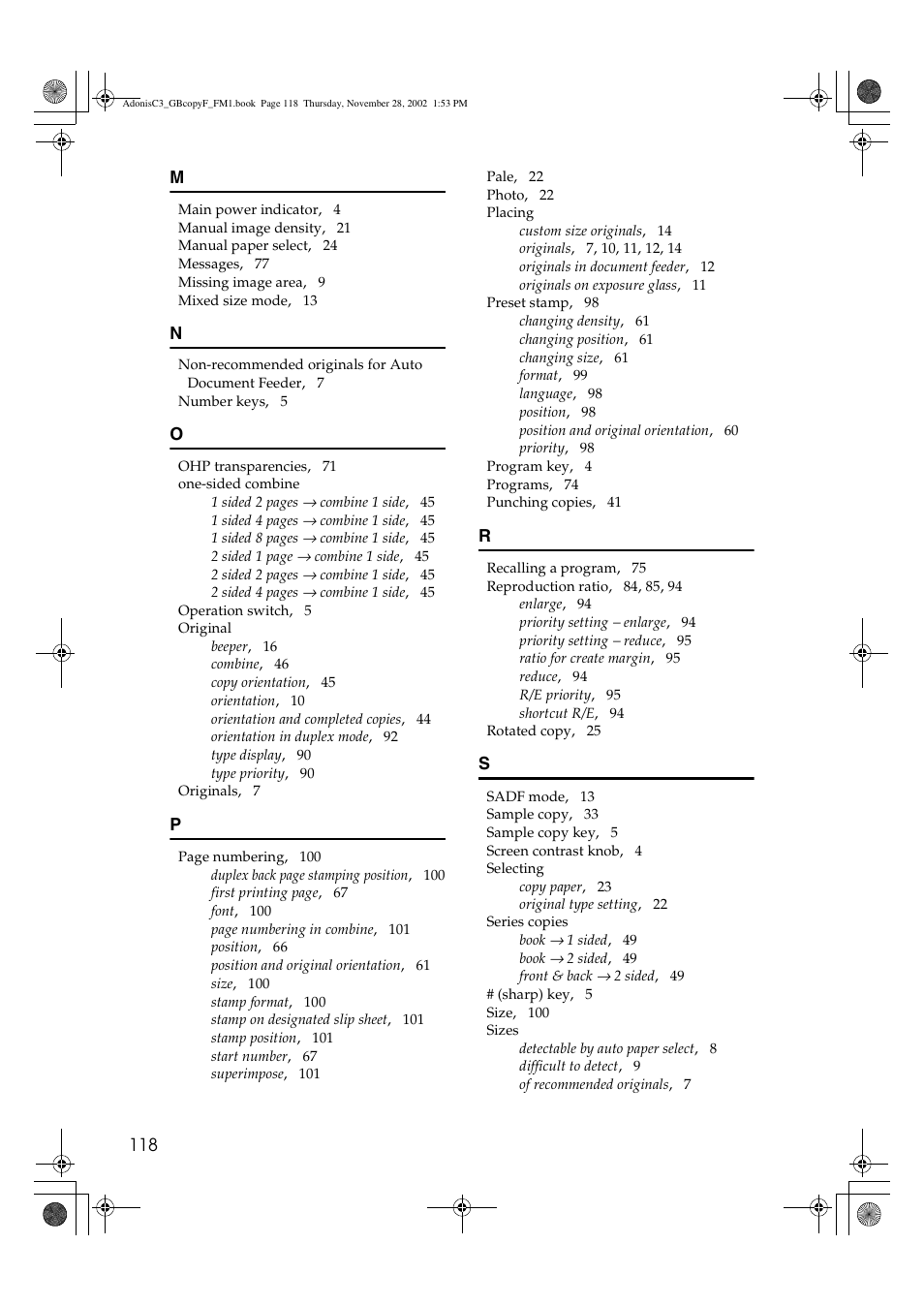 Lanier LD 035 User Manual | Page 133 / 135
