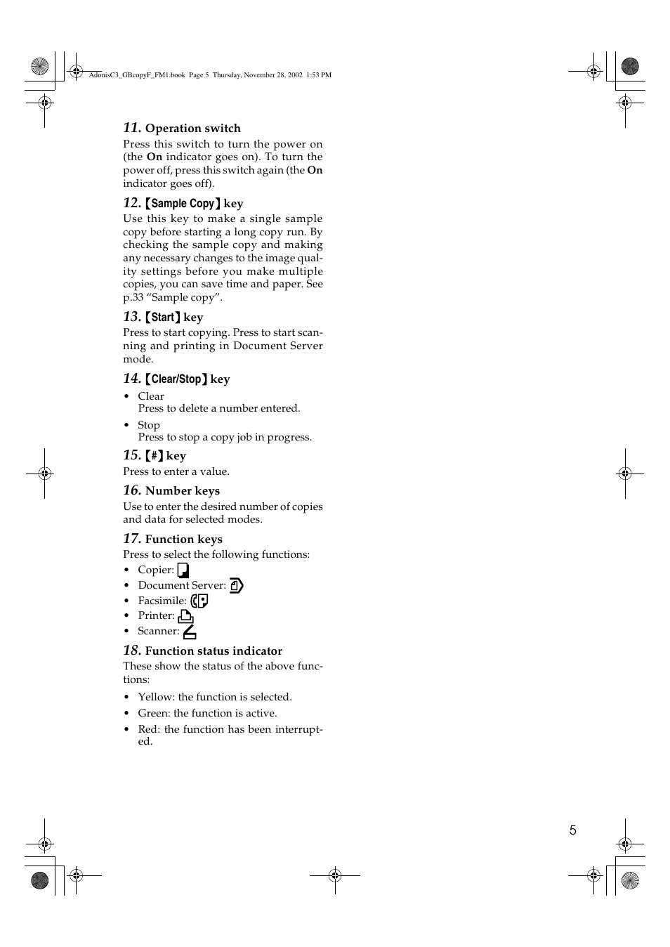 Lanier LD 035 User Manual | Page 20 / 135