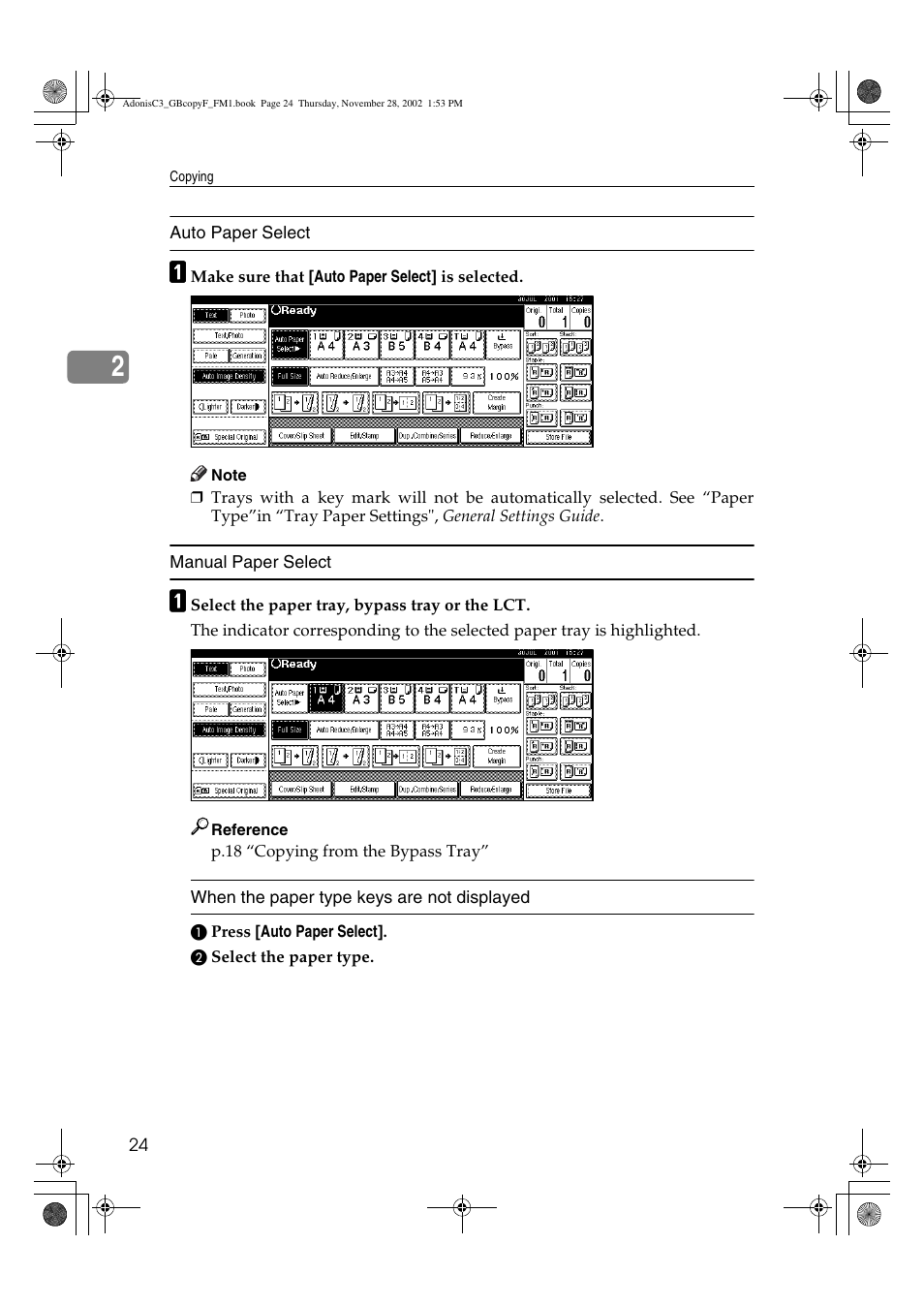 Lanier LD 035 User Manual | Page 39 / 135