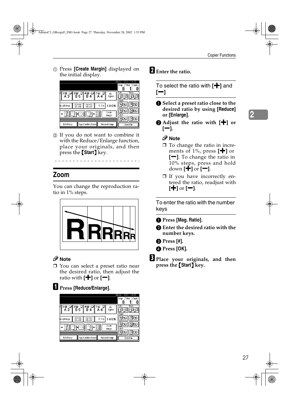 Zoom | Lanier LD 035 User Manual | Page 42 / 135