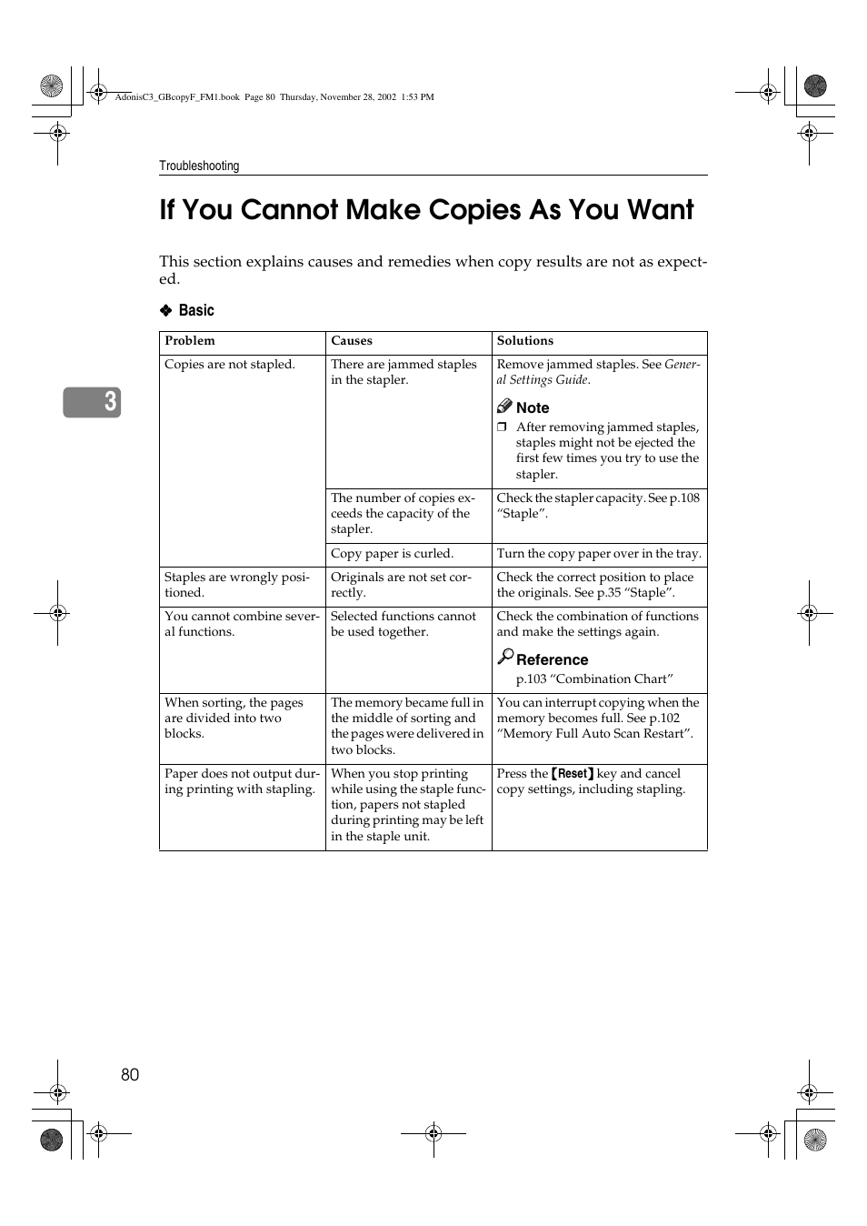 3if you cannot make copies as you want | Lanier LD 035 User Manual | Page 95 / 135
