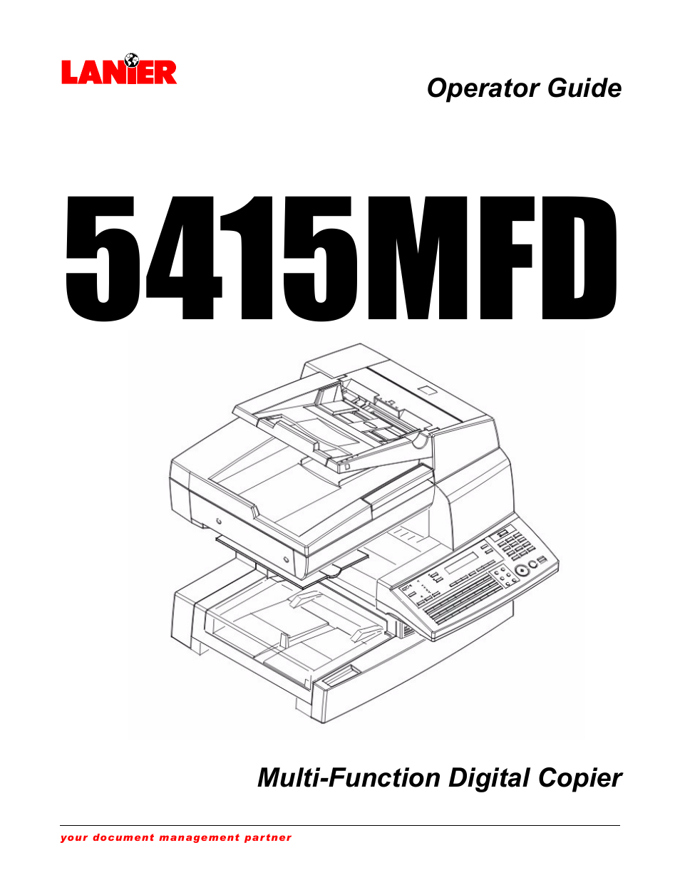 Lanier 5415MFD User Manual | 258 pages