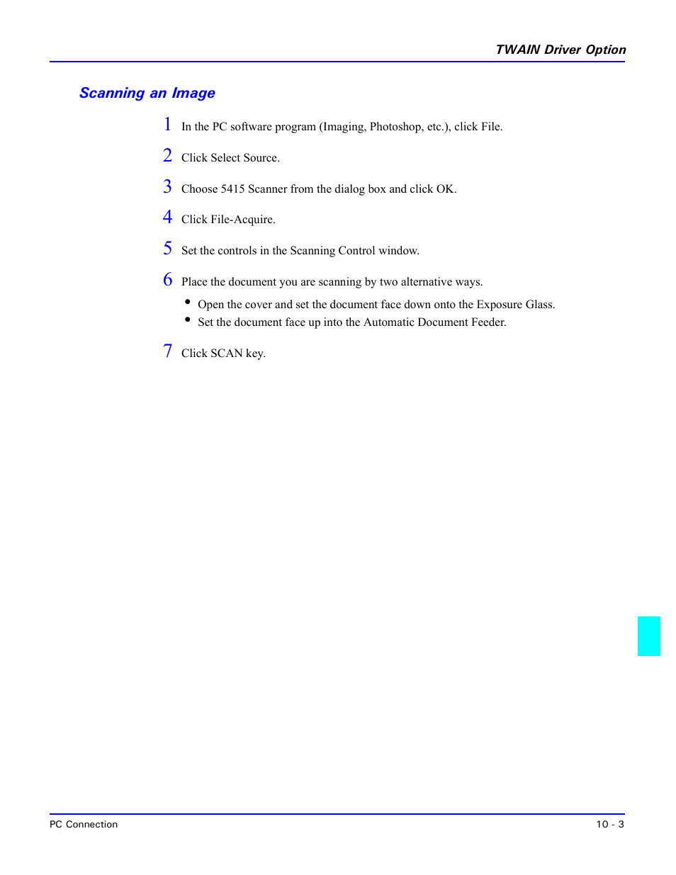 Scanning an image, Scanning an image -3 | Lanier 5415MFD User Manual | Page 177 / 258