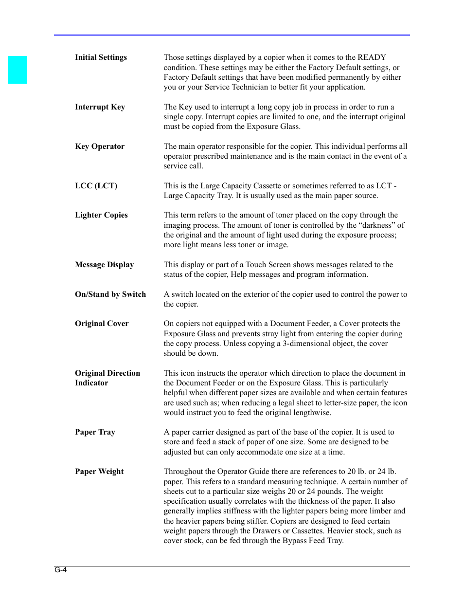 Lanier 5415MFD User Manual | Page 250 / 258