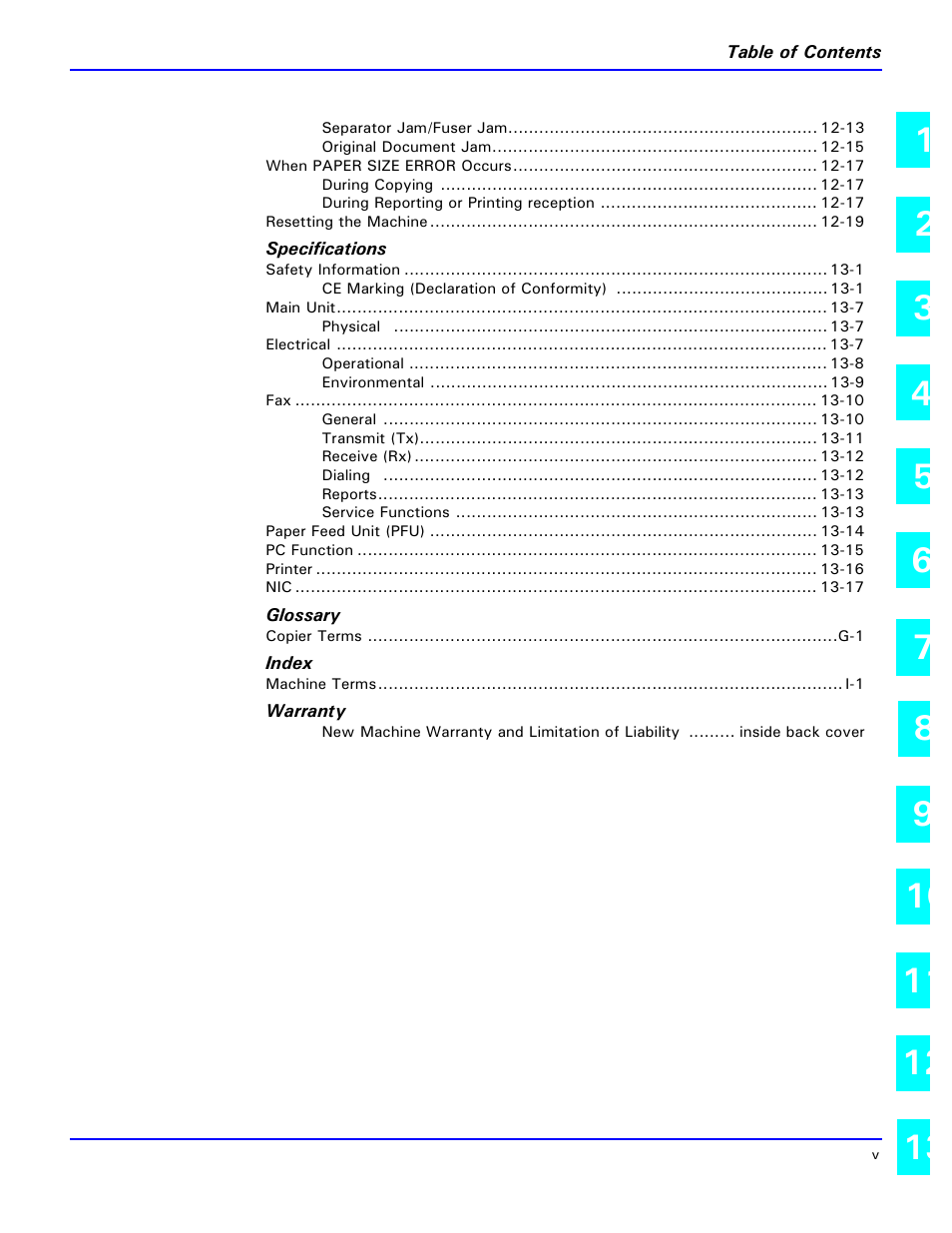 Lanier 5415MFD User Manual | Page 7 / 258