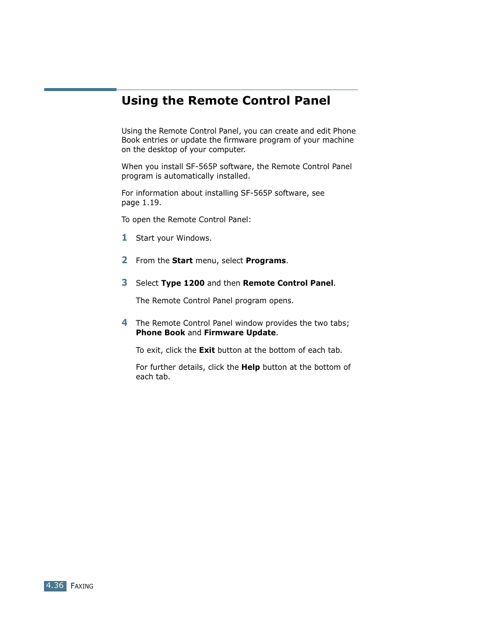Using the remote control panel | Lanier LF215 User Manual | Page 103 / 196