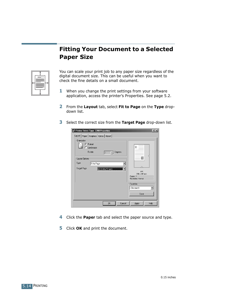 Fitting your document to a selected paper size | Lanier LF215 User Manual | Page 119 / 196