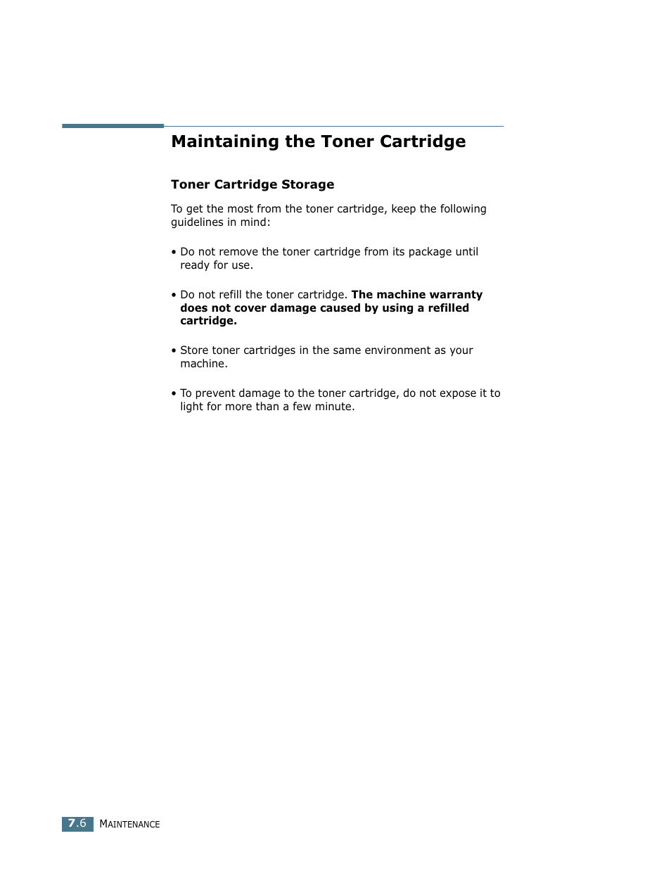 Maintaining the toner cartridge | Lanier LF215 User Manual | Page 139 / 196