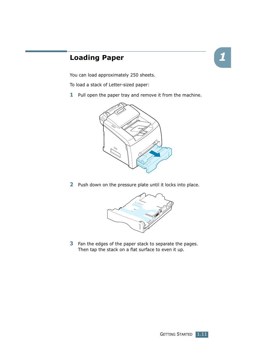 Loading paper | Lanier LF215 User Manual | Page 26 / 196
