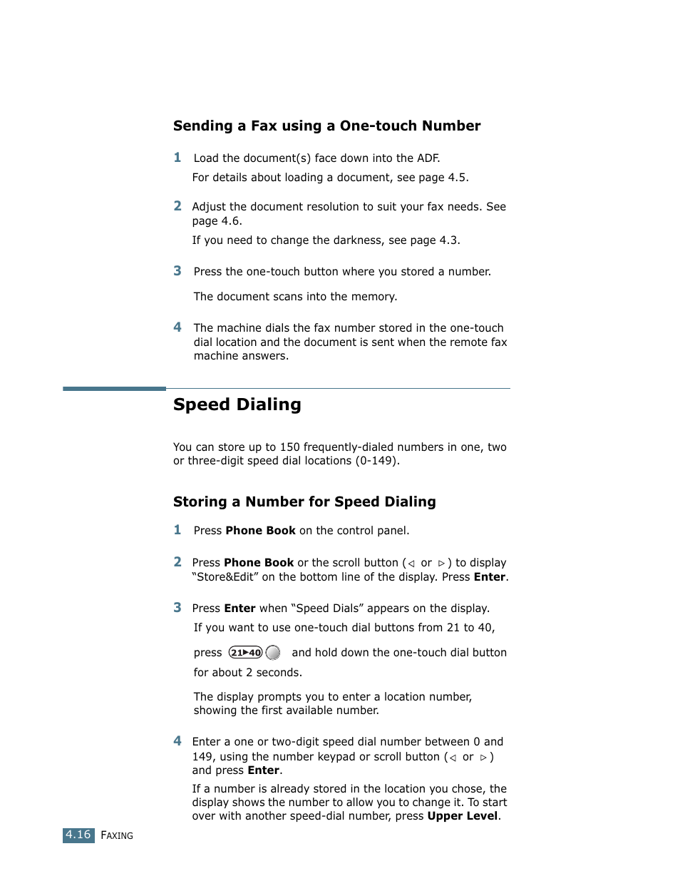 Speed dialing | Lanier LF215 User Manual | Page 83 / 196