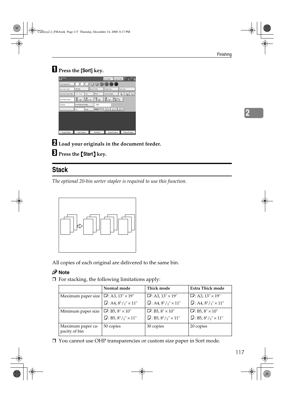 Stack | Lanier 5813 User Manual | Page 133 / 264