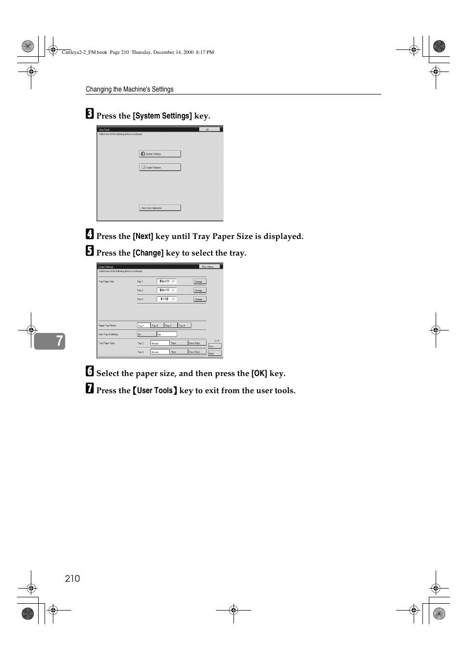 Lanier 5813 User Manual | Page 226 / 264