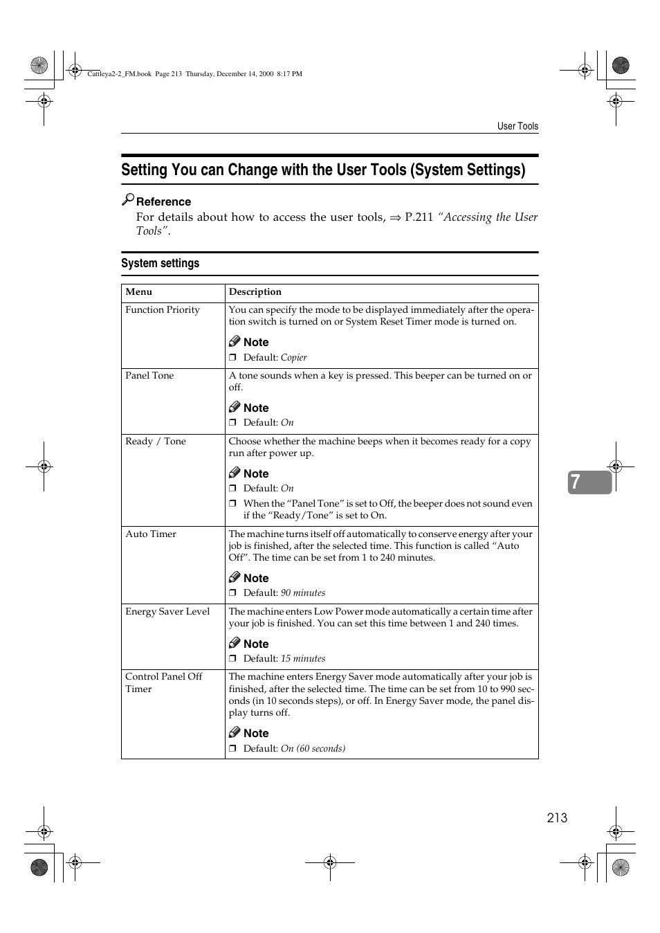 Lanier 5813 User Manual | Page 229 / 264