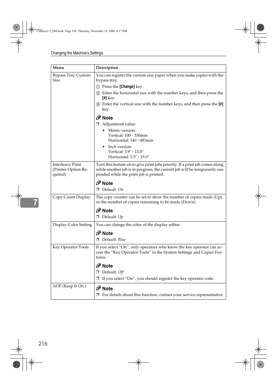 Lanier 5813 User Manual | Page 232 / 264