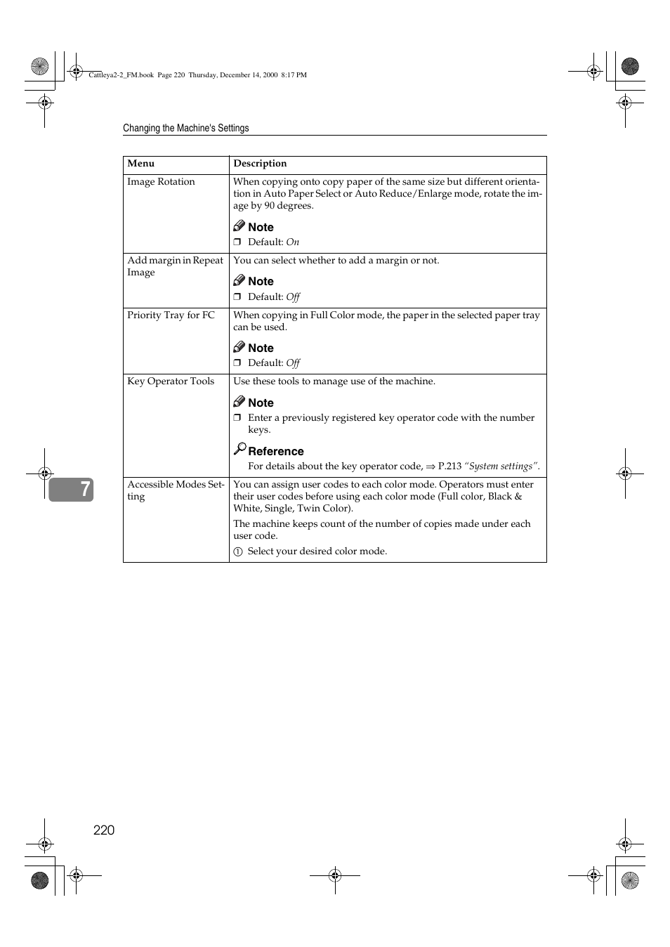 Lanier 5813 User Manual | Page 236 / 264