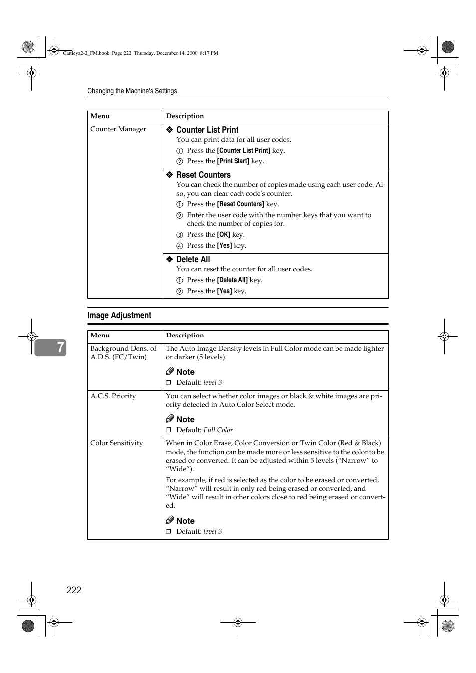 Lanier 5813 User Manual | Page 238 / 264