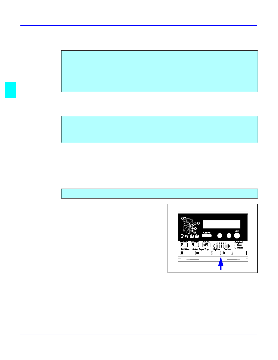 Selecting copy darkness modes, Using auto image density mode, Using manual exposure mode | Selecting copy darkness modes -6, Using auto image density mode -6, Using manual exposure mode -6, See “selecting copy | Lanier 5618 User Manual | Page 32 / 106