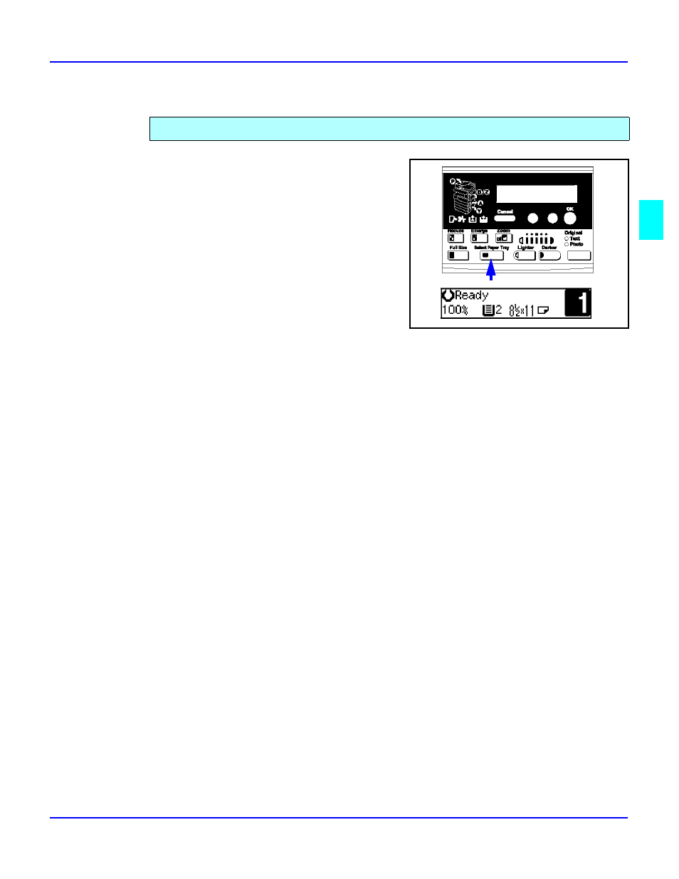 Using manual paper select, Using manual paper select -9 | Lanier 5618 User Manual | Page 35 / 106