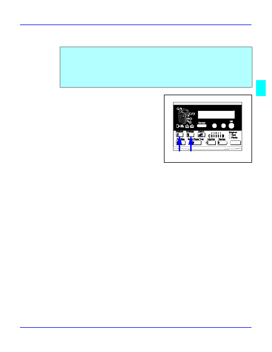 Using preset copy ratio keys, Using preset copy ratio keys -11 | Lanier 5618 User Manual | Page 37 / 106