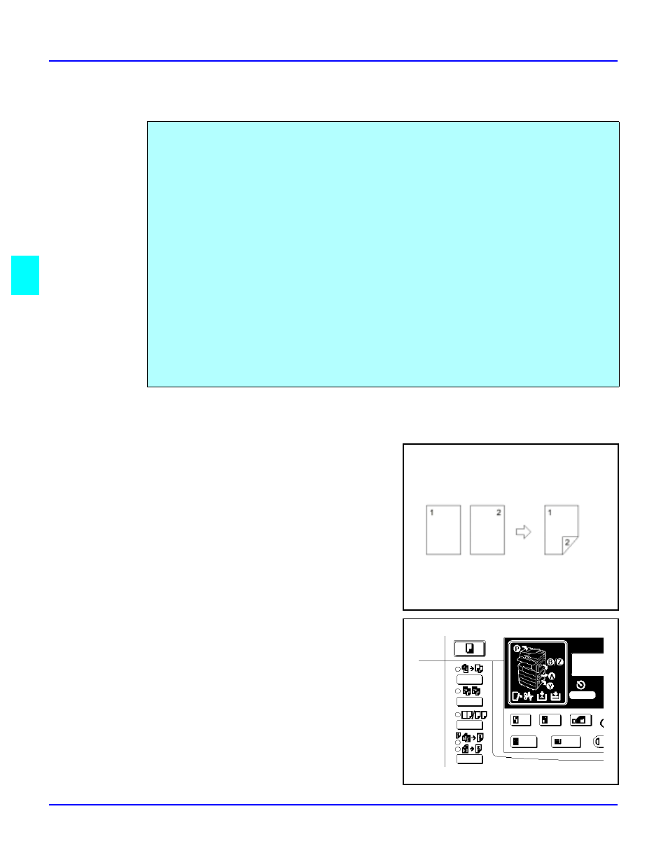 Duplex copying, 1 sided to 2 sided | Lanier 5618 User Manual | Page 46 / 106