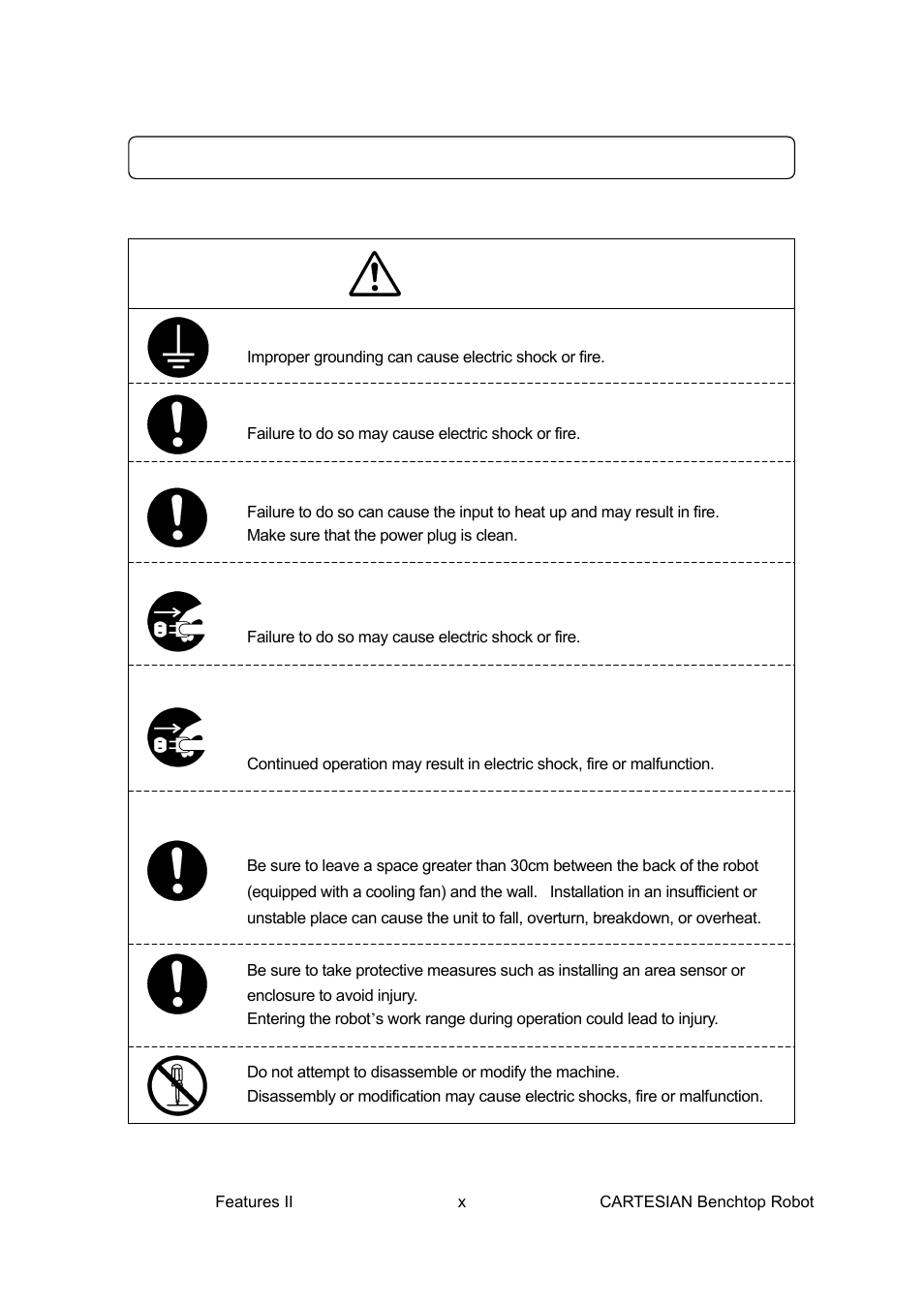 Warnings, For your safety | Loctite CARTESIAN 400 User Manual | Page 11 / 106