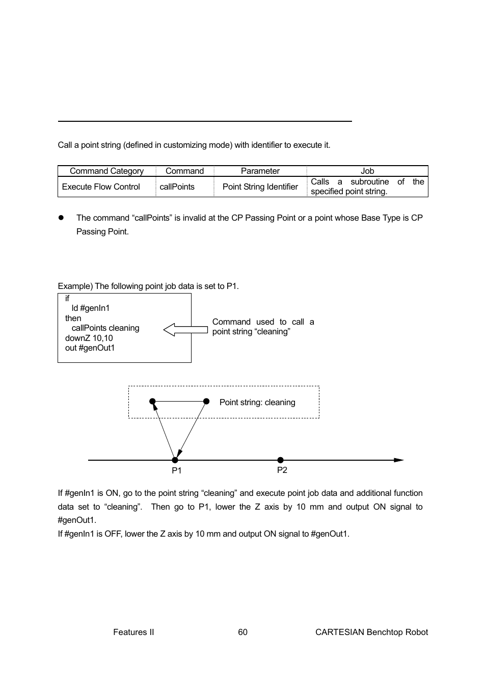 Calling points: callpoints | Loctite CARTESIAN 400 User Manual | Page 78 / 106