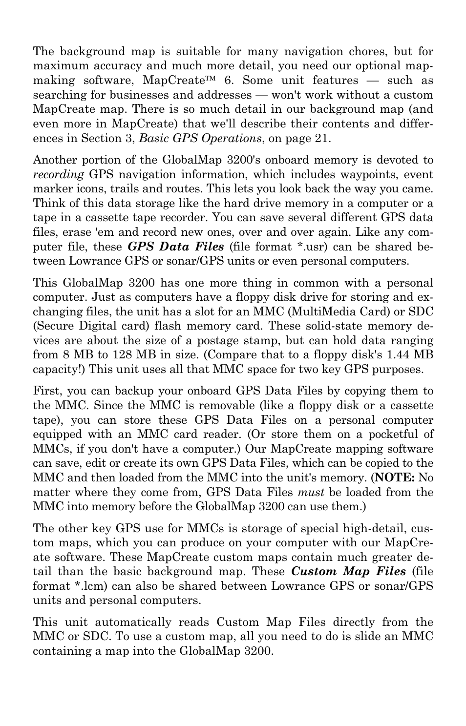 Lowrance electronic 3200 User Manual | Page 11 / 128