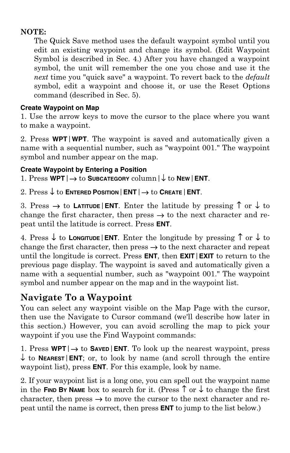 Navigate to a waypoint | Lowrance electronic 3200 User Manual | Page 45 / 128