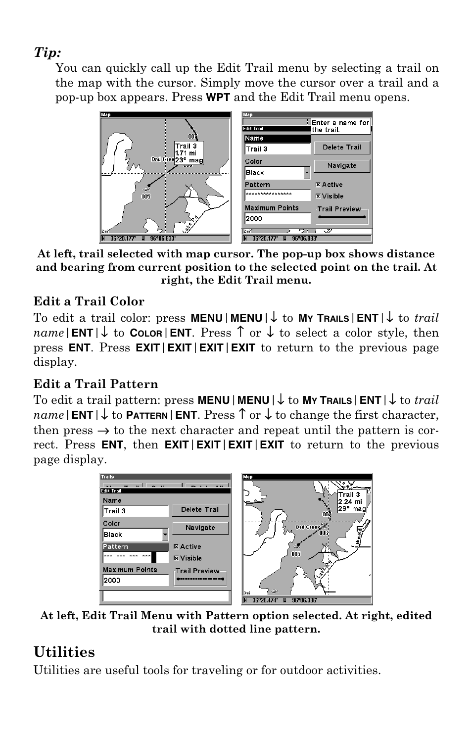 Utilities | Lowrance electronic 3200 User Manual | Page 68 / 128