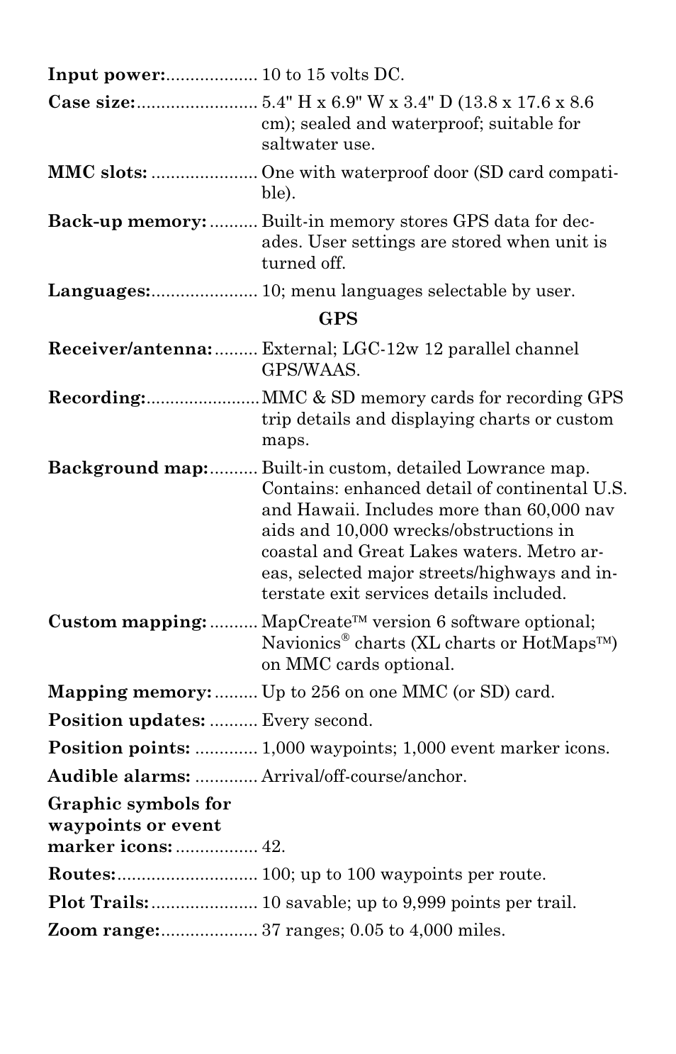 Lowrance electronic 3200 User Manual | Page 9 / 128