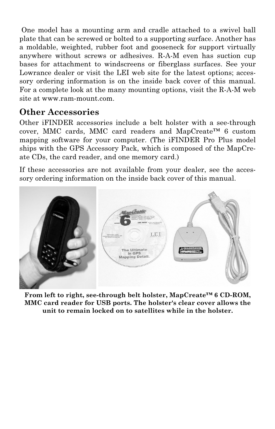 Other accessories | Lowrance electronic IFINDER PRO User Manual | Page 26 / 132