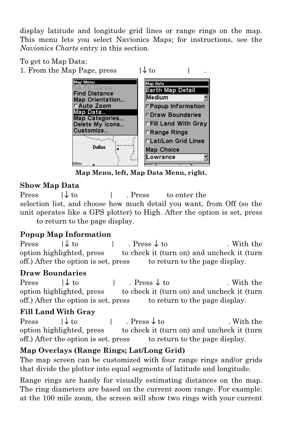 Lowrance electronic IFINDER PRO User Manual | Page 82 / 132