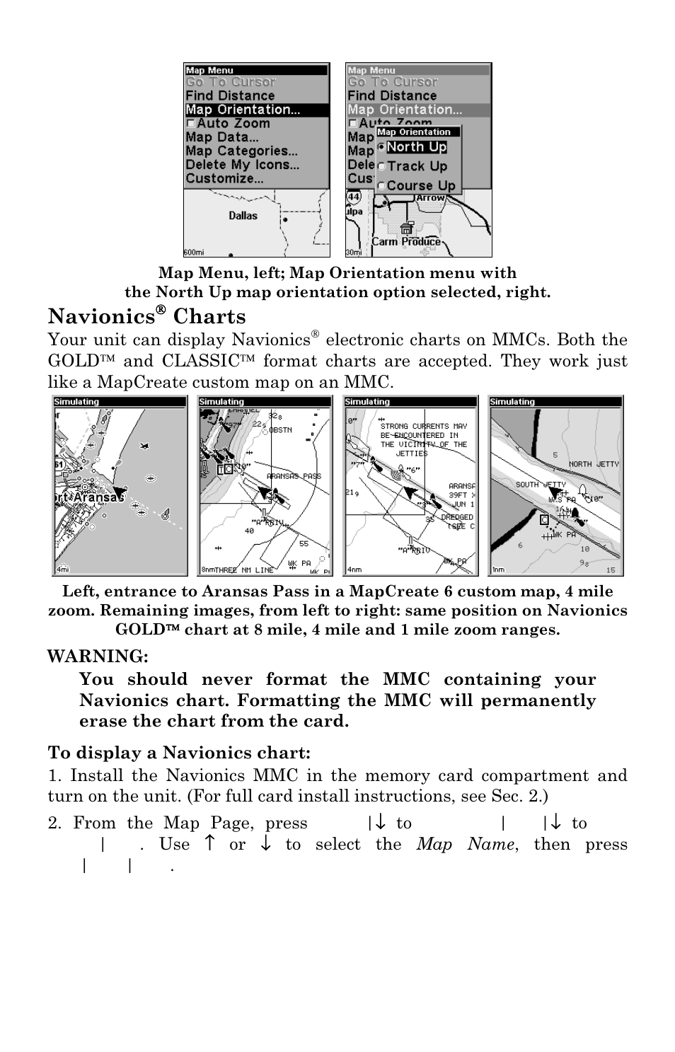 Navionics, Charts | Lowrance electronic IFINDER PRO User Manual | Page 86 / 132