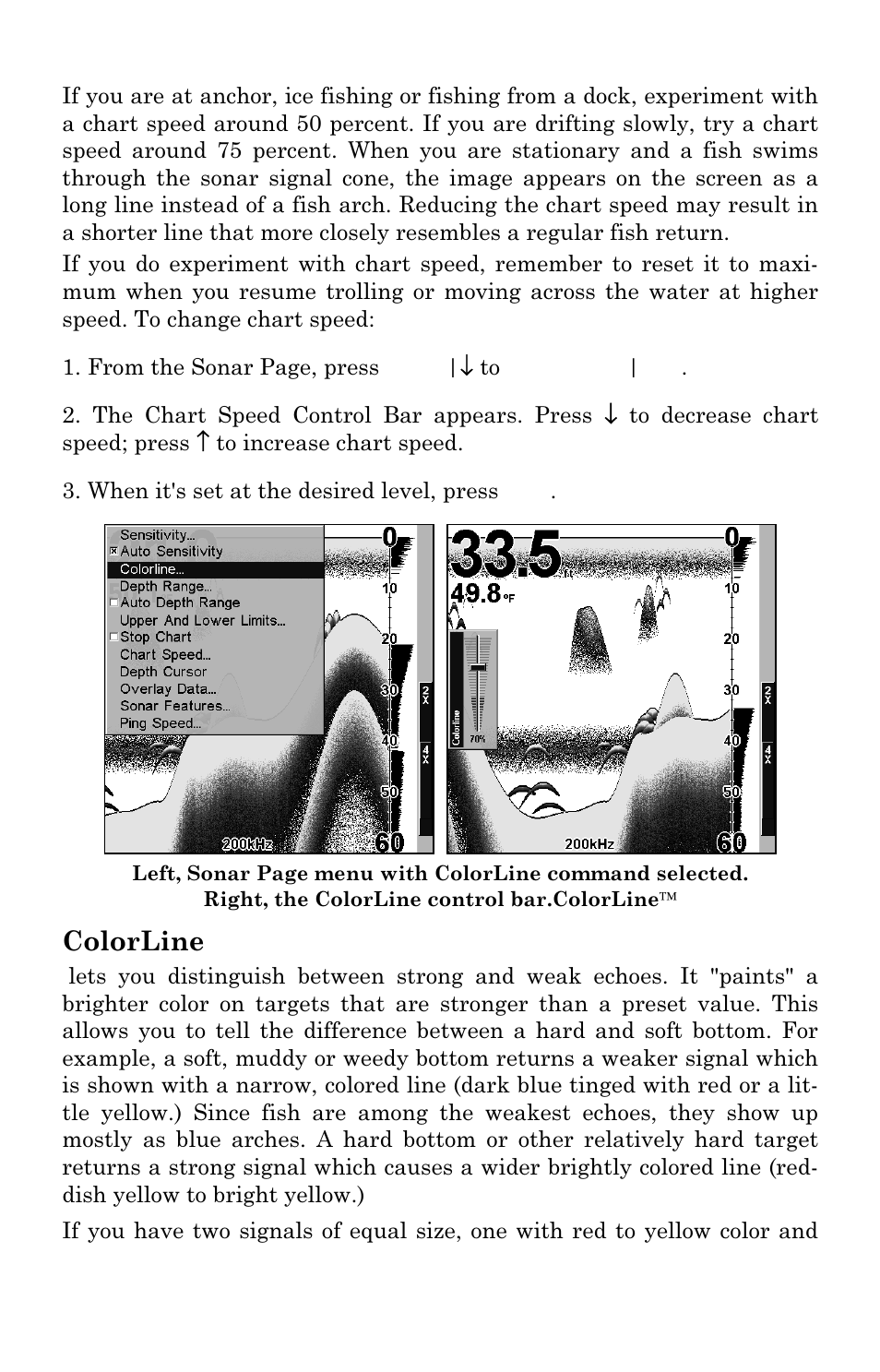 Colorline | Lowrance electronic X102C User Manual | Page 54 / 92